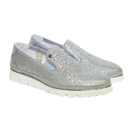 Слипоны женские SILVER